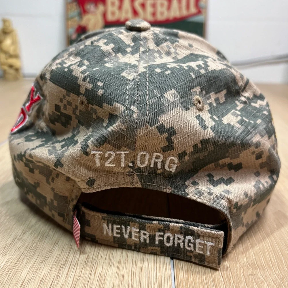 Tunnel to Towers T2T Foundation Hat Cap Digital Camo Military Patches FDNY NYPD